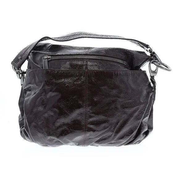 Hobo International Burgundy Leather Shoulder Strap Crossbody Bag - Picture 2 of 6